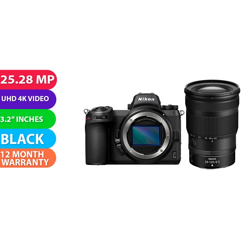 Buy Nikon Z6 II Kit (Z 24120 F4 S) BRAND NEW MyDeal