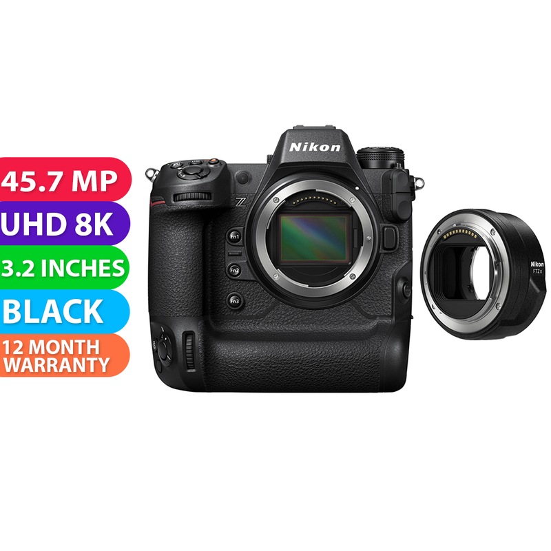 Buy Nikon Z9 Mirrorless Camera with FTZ II Adapter Kit BRAND NEW MyDeal