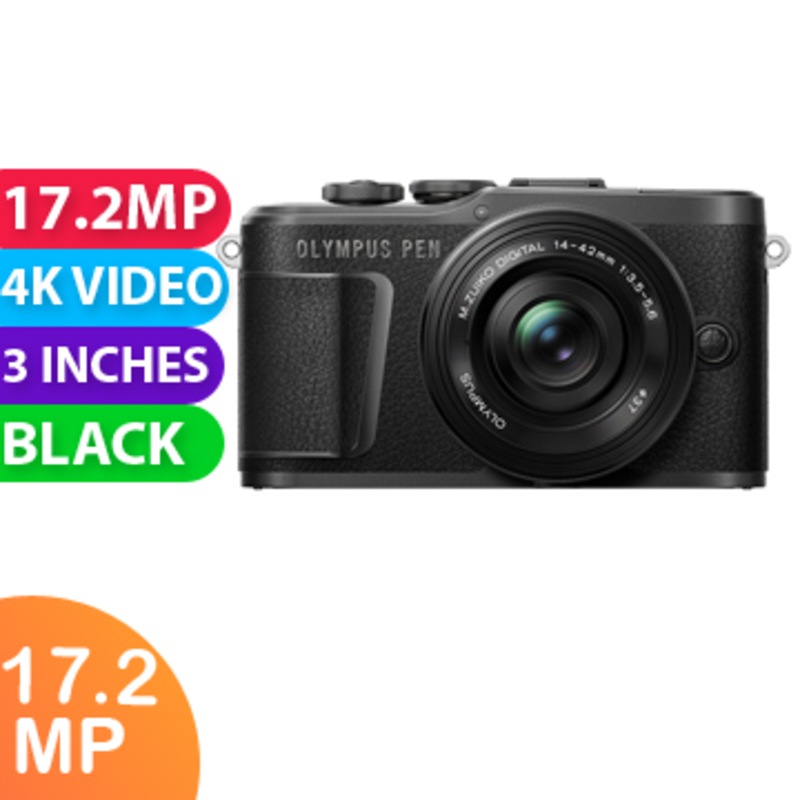 Buy Olympus PEN EPL10 Mirrorless Digital Camera with 1442mm Lens (Black) BRAND NEW MyDeal