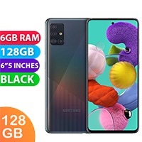 Samsung Galaxy A51 (128GB, Black) Australian Stock - Refurbished (Excellent)