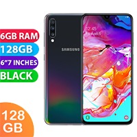 Samsung Galaxy A70 (128GB, Black) Australian Stock - As New