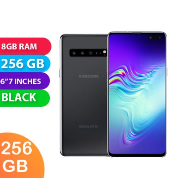 Samsung Galaxy S10 5G (256GB, Black) - Grade (Excellent)