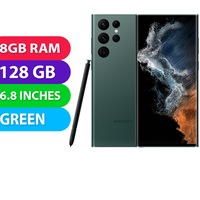Samsung Galaxy S22 ULTRA 5G (128GB, Green) - Refurbished (Excellent)
