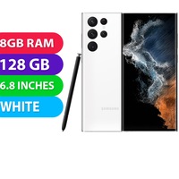 Samsung Galaxy S22 ULTRA 5G (128GB, White) AU - As New