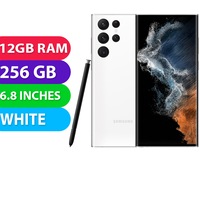 Samsung Galaxy S22 ULTRA 5G (256GB, White) Australian Stock - Used (Excellent)