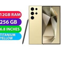 Samsung Galaxy S24 Ultra 5G (12GB RAM, 256GB, Titanium Yellow) - BRAND NEW