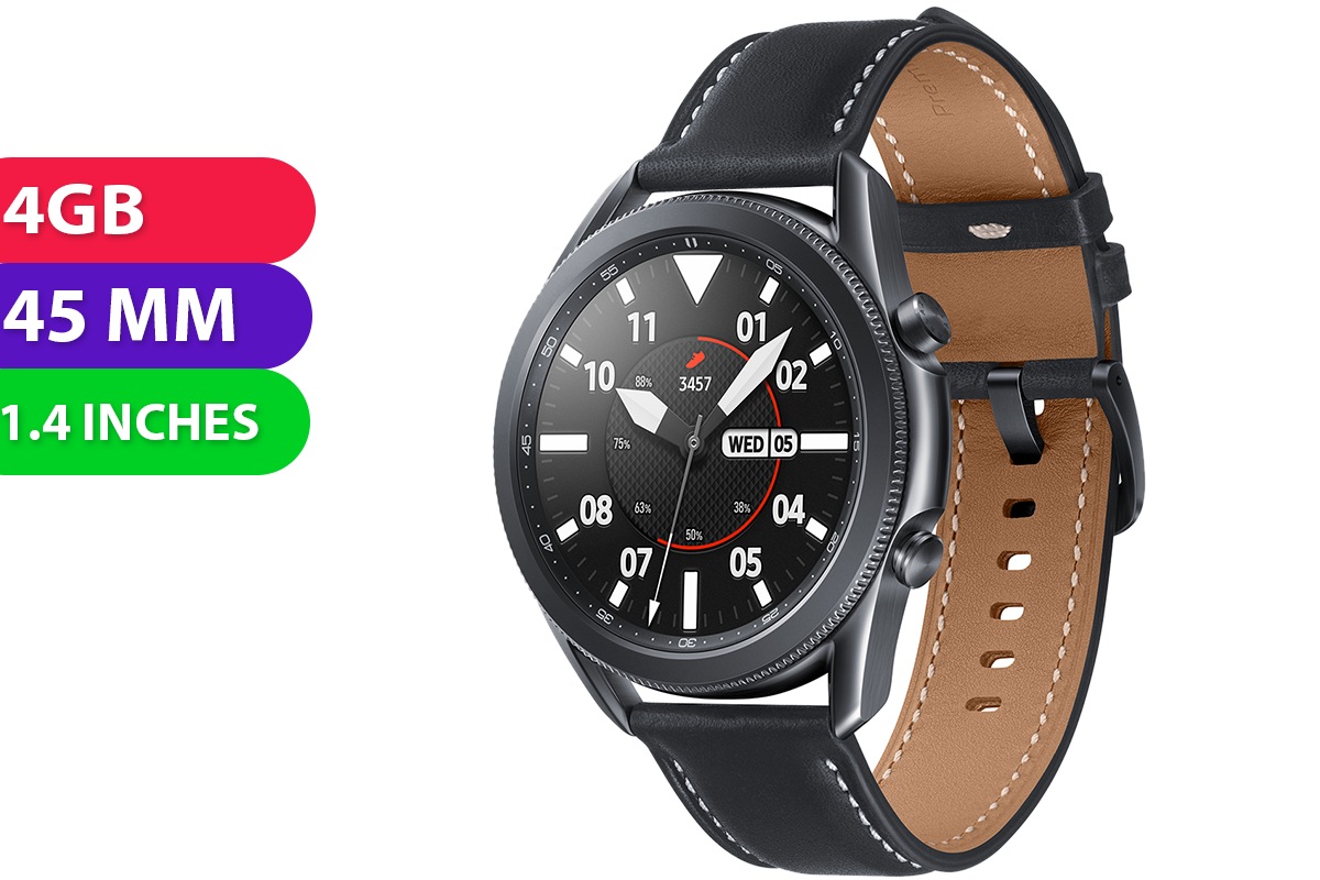Samsung Galaxy Watch 3 45MM Black Bluetooth Used Excellent Australia