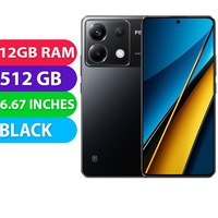 Xiaomi Poco X6 Pro Dual SIM 5G (12GB RAM, 512GB, Black) - BRAND NEW