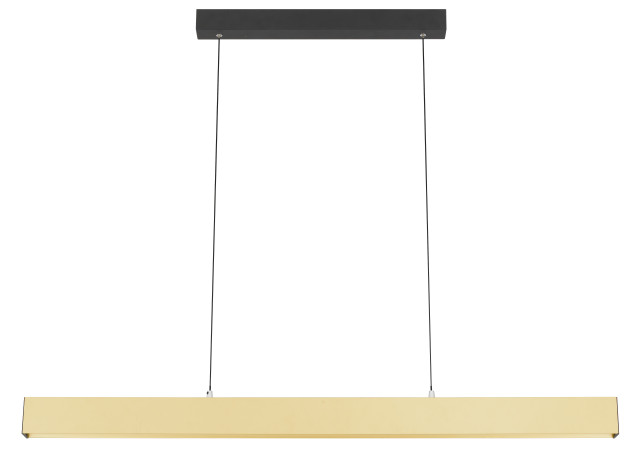 Buy Java Gold Linear Bar Pendant Light - MyDeal Australia