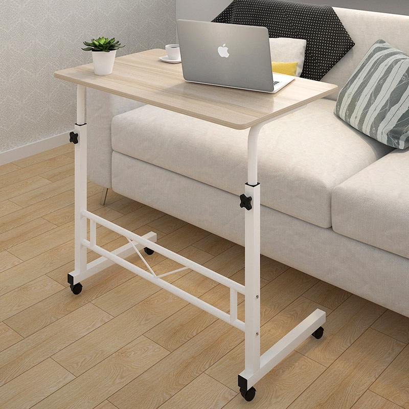 Buy Adjustable Portable Sofa Bed Side Table Laptop Desk with Wheels ...