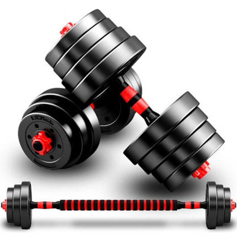 Buy Fitplus Dumbbell Weights Set - 30kg (2 x 15kg) - MyDeal