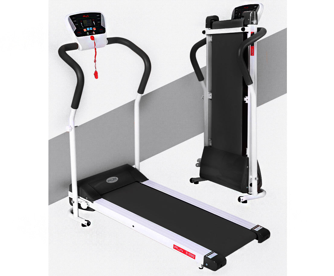 Buy IRUN Fitness Trainer Electric Treadmill Black MyDeal