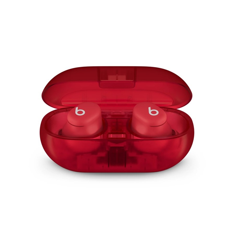 Beats Solo Buds Wireless Earbuds Transparent Red - Brand New