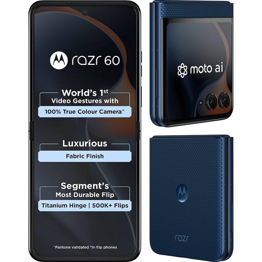 Motorola Razr 60 8GB 256GB Gibraltar Sea - Brand New
