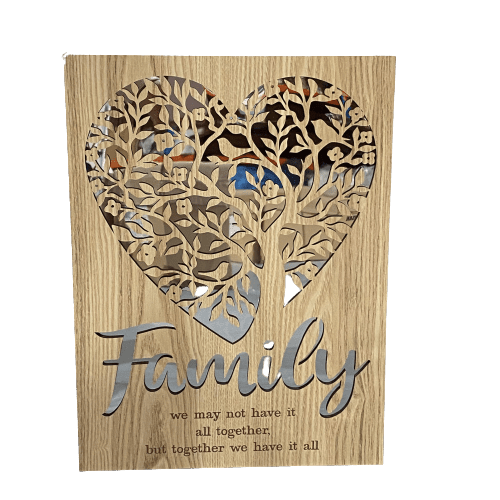 Family Tree of Life Mirror Wall Art