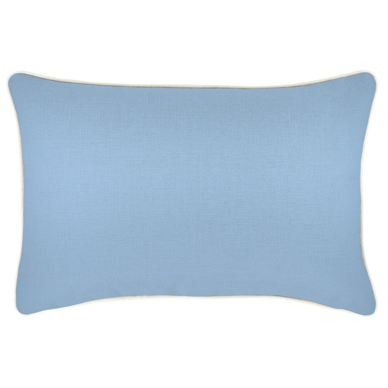 Buy Cushion CoverWith PipingSolid Pale Blue35cm x 50cm MyDeal