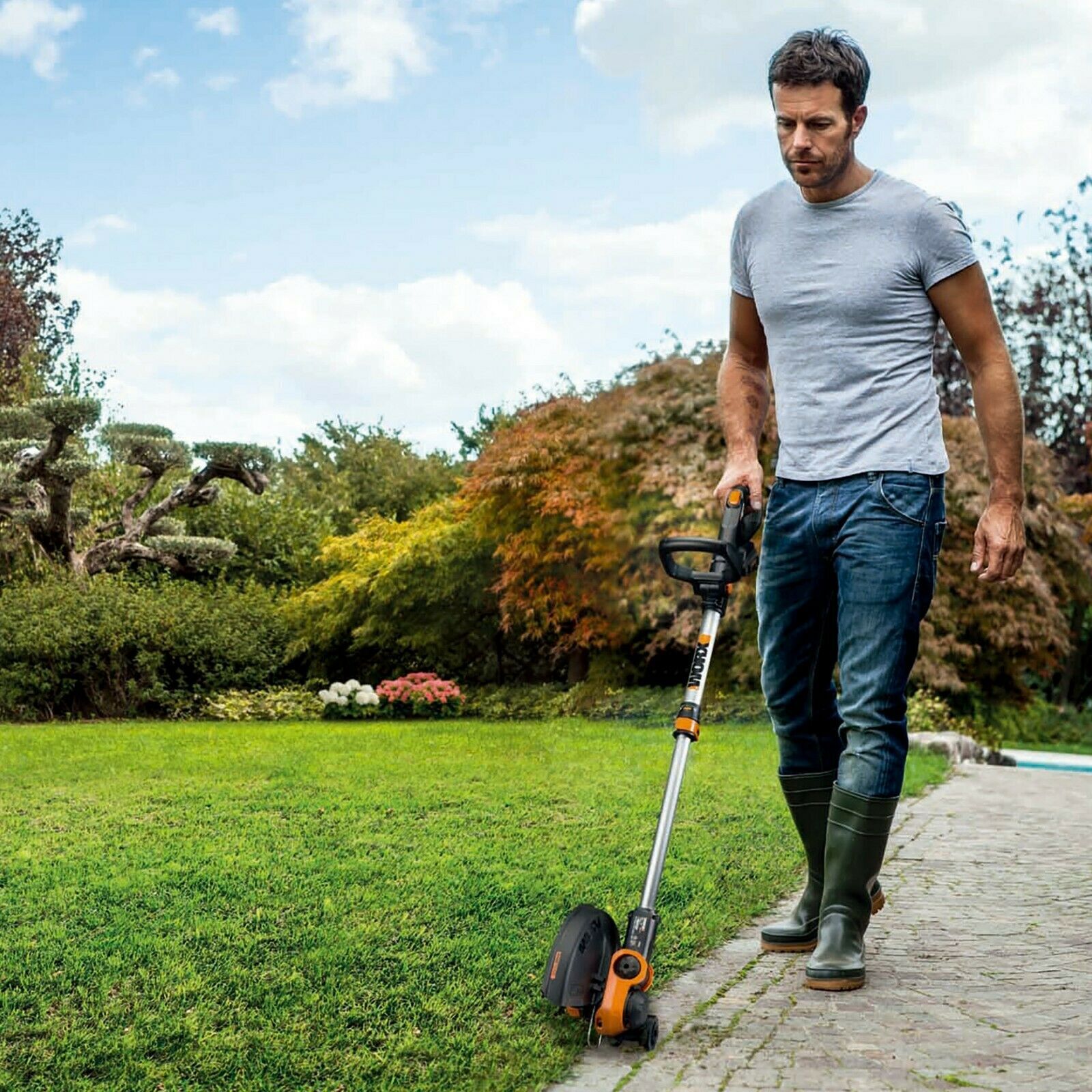 Buy WORX 20V Cordless 2 in 1 Grass Trimmer Edger w POWERSHARE