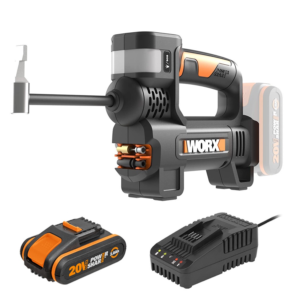 Buy WORX 20V Cordless 4 in 1 Inflator w POWERSHARE Battery