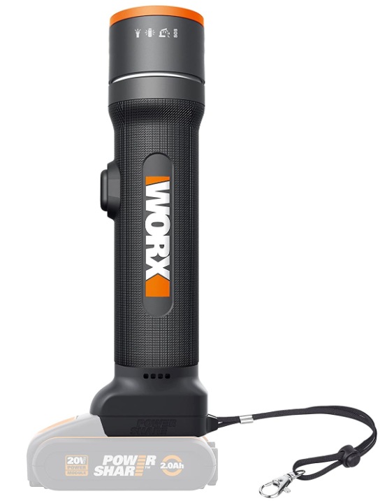 Buy WORX 20V Cordless 4 in 1 LED Light Skin POWERSHARE Battery