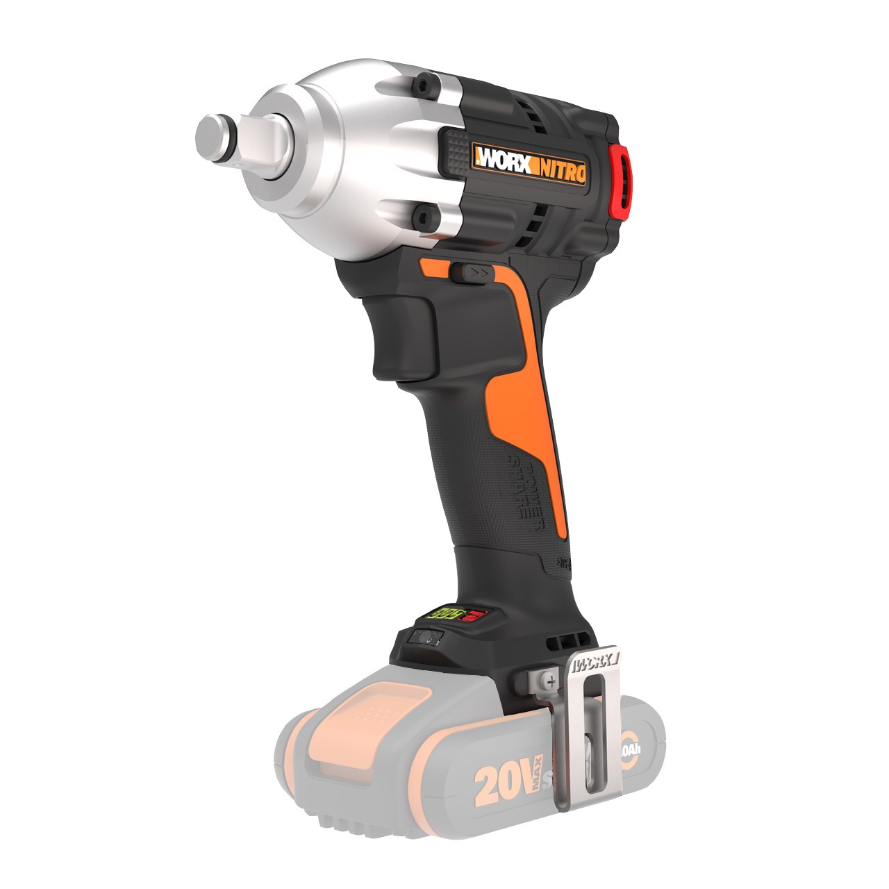 Buy WORX 20V Cordless Brushless 3 Speed 300Nm Impact Wrench Skin