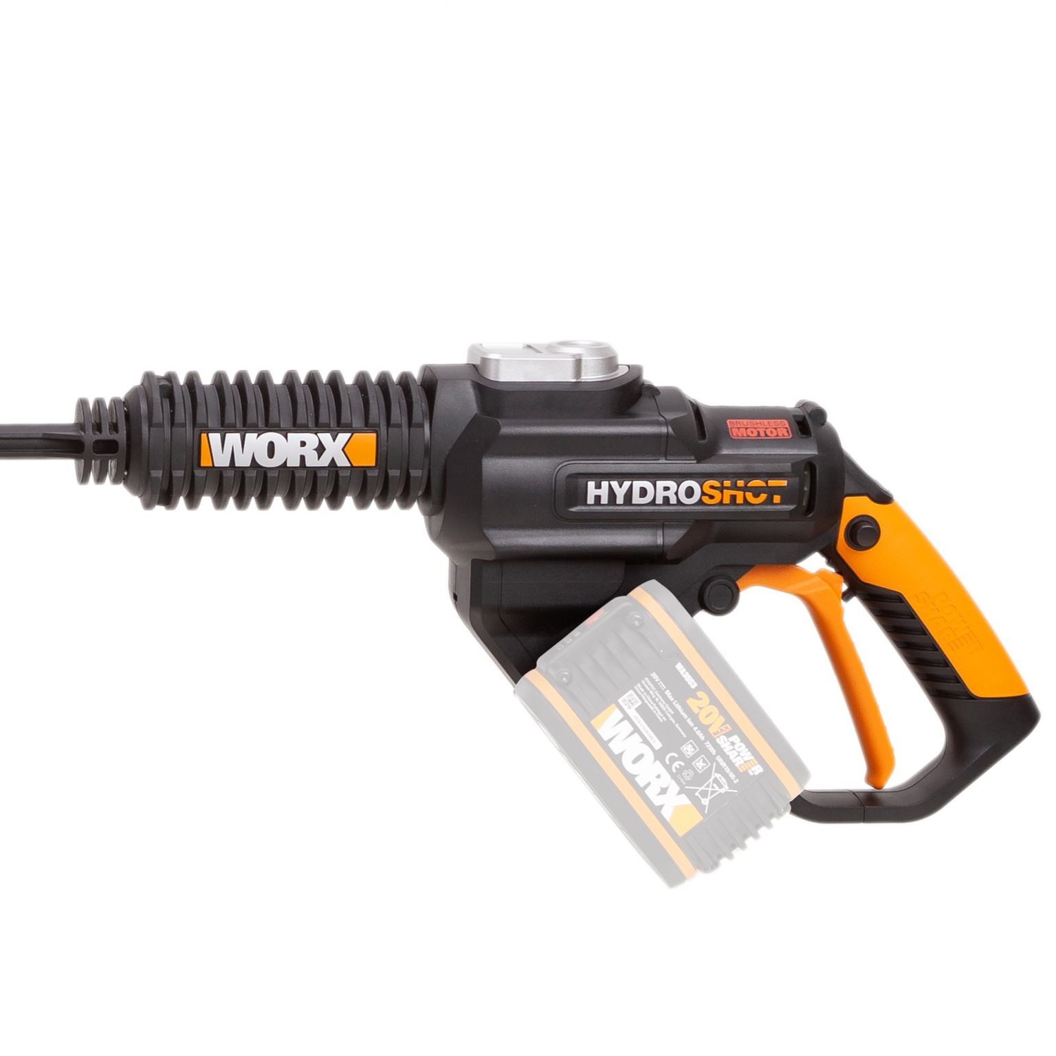 Buy WORX 20V Cordless HYDROSHOT Portable Brushless Pressure Washer