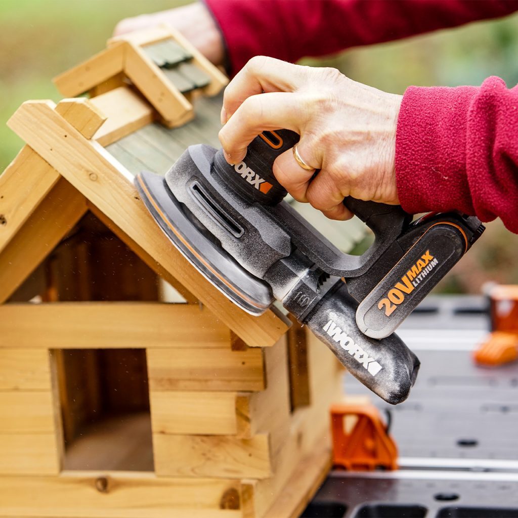 Buy WORX 20V Cordless Detail Sander Skin POWERSHARE Battery