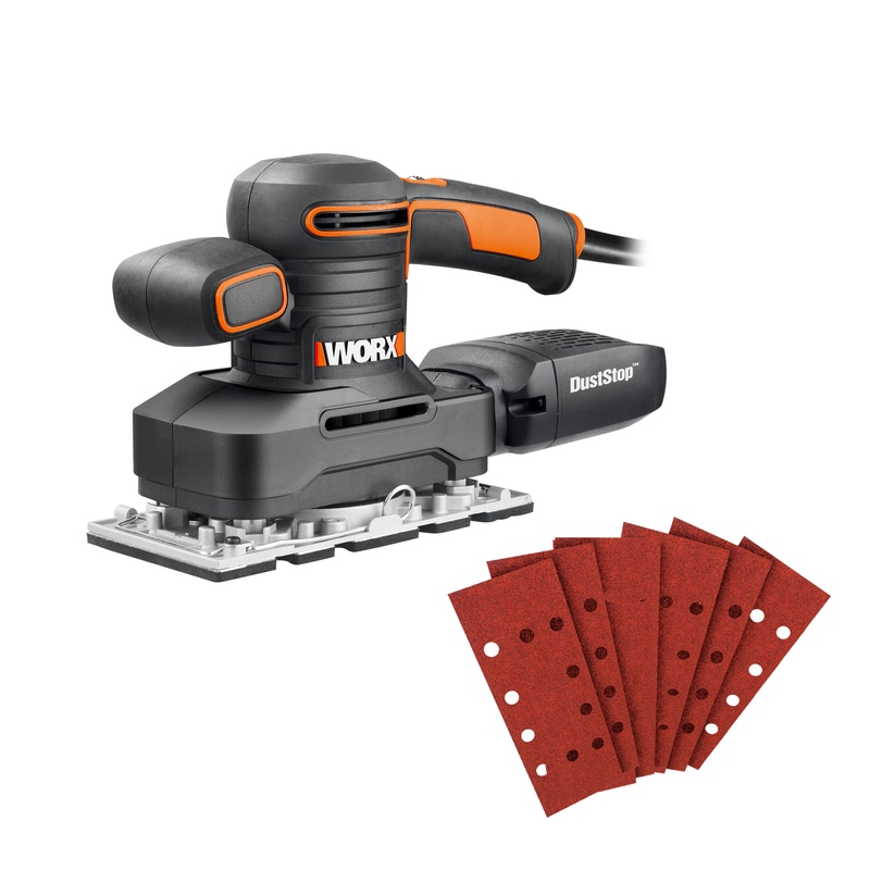 WORX 250W 1/3 Sheet Finishing Sander | Buy Sanders - 6947372528234