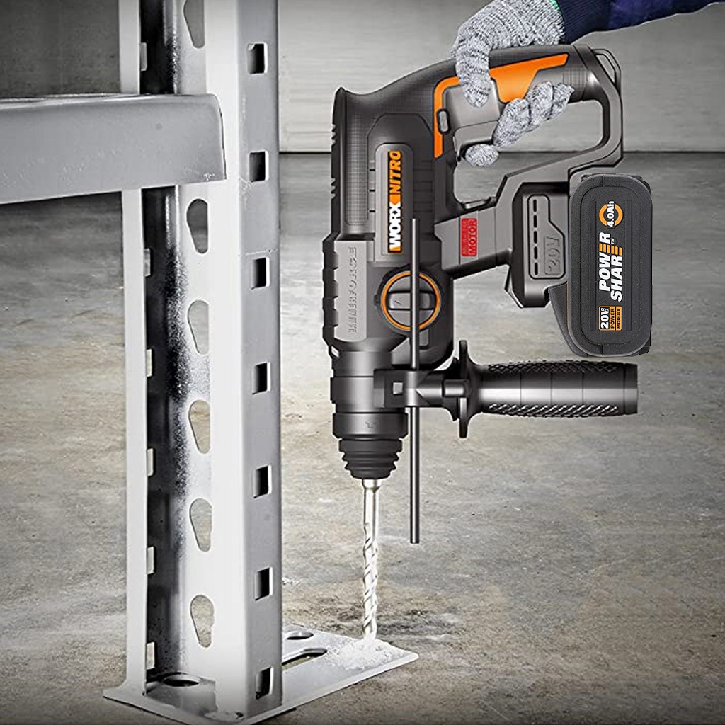 Buy WORX NITRO 20V Cordless Brushless 2J SDS Rotary Hammer Drill