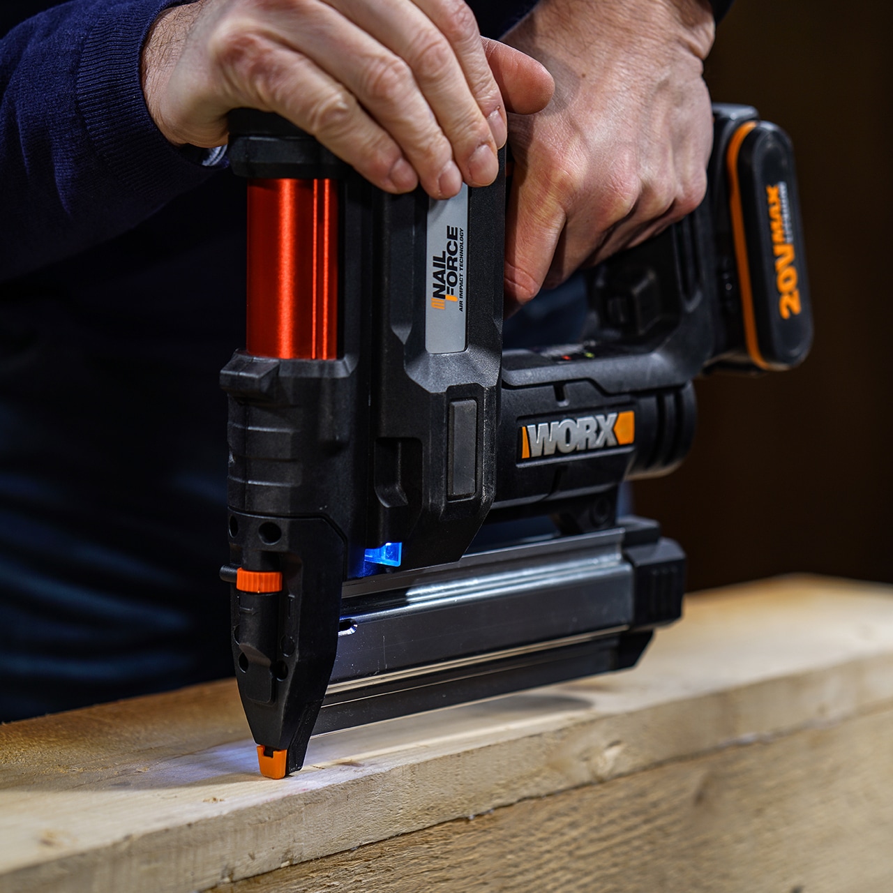 Buy WORX NITRO 20V Cordless Stapler Nailer Kit with POWERSHARE