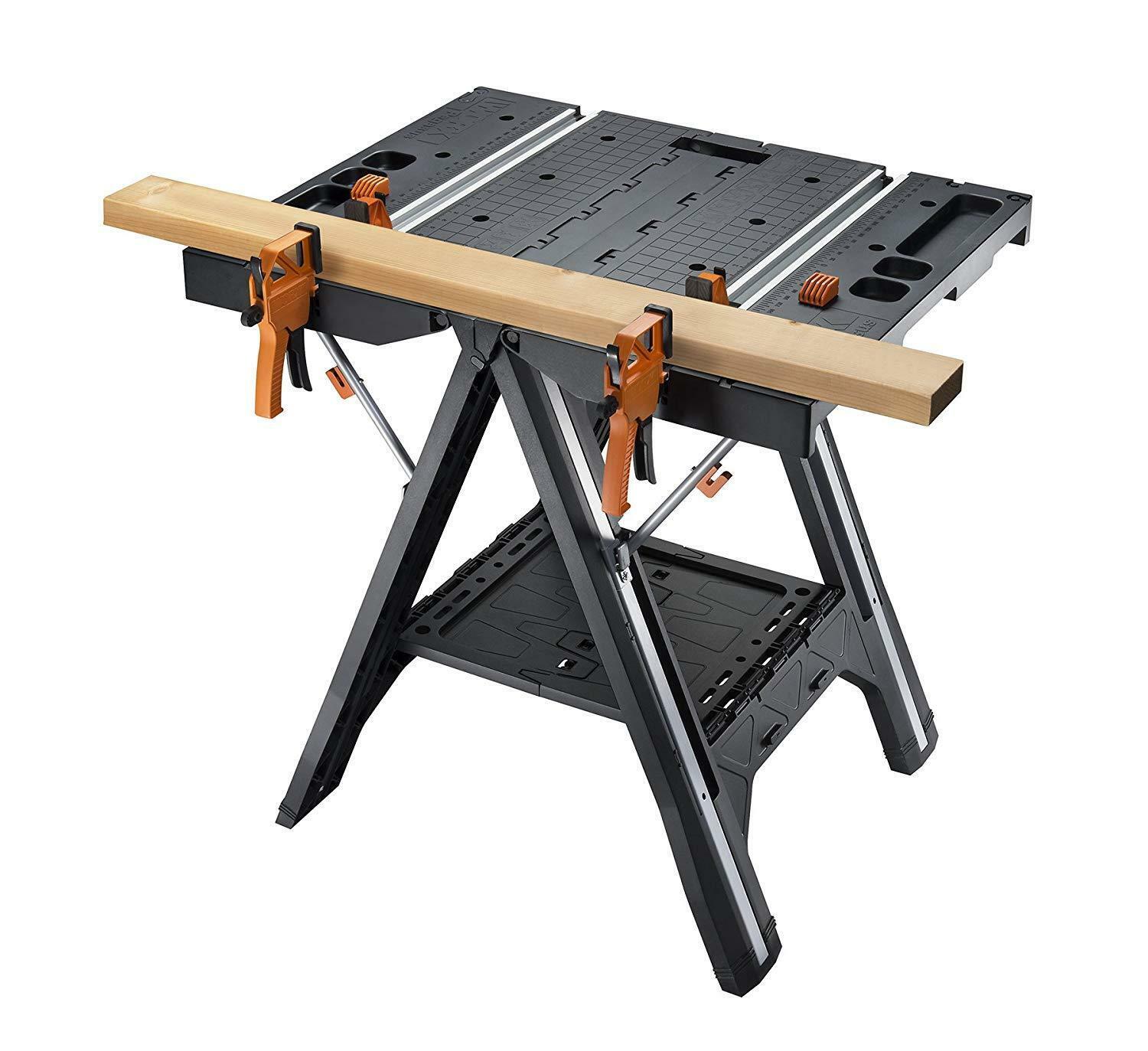 Buy WORX PEGASUS Multi Function Work Table Sawhorse w Quick