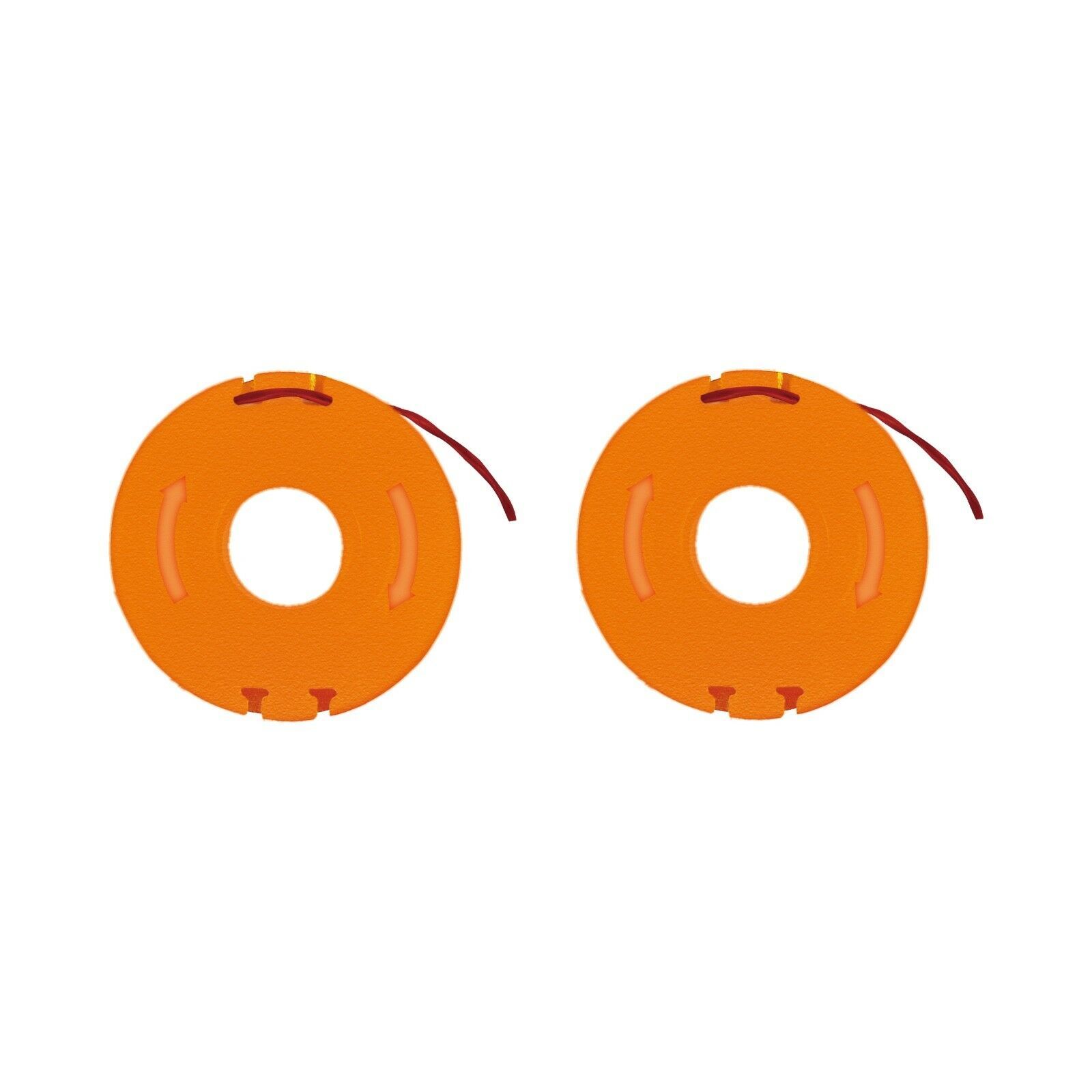 WORX 2Pack - 1.3m Grass Trimmer Spool & Line Replacement - WA0004