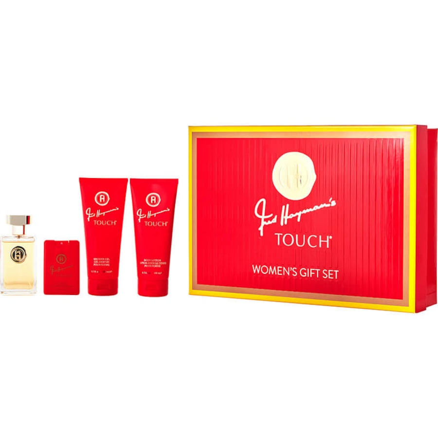 Fred Hayman Touch 100ml EDT 4pc Set (L)