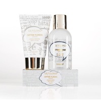 Guylond -"COTTON FLOWER" COLLECTION BATH RECTANGULAR GIFT SET