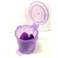 Kid Sparkling Hair Accessory Set Kit - Purple Basket