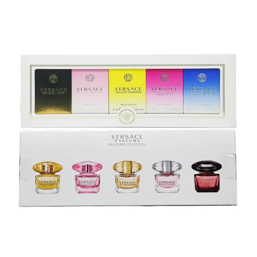 Versace Miniatures Collection 5pc Set 5 x 5ml (L)
