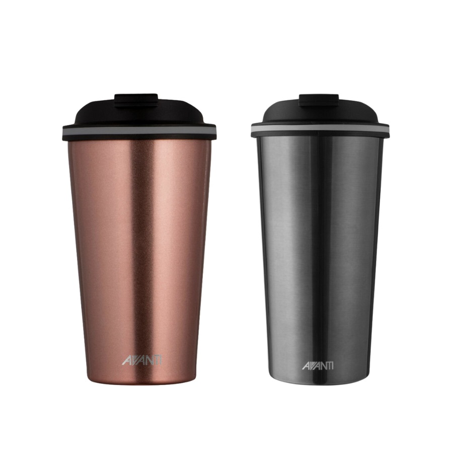 Avanti Double Wall Insulated 355ml His and Hers Go Cups Pack