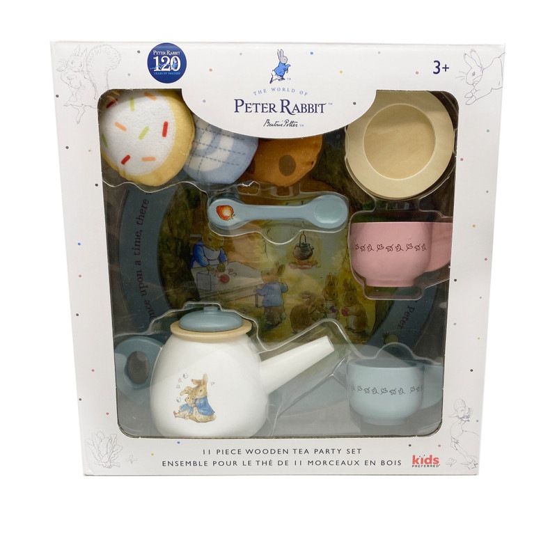Buy Beatrix Potter Peter Rabbit Wooden Tea Set Multi MyDeal