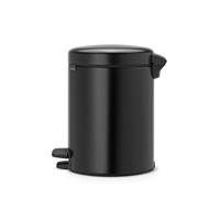 Brabantia NewICON 5 Litre Pedal Bin - Matte Black