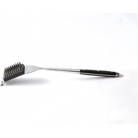 Bugatti 46cm BBQ Pakka Cleaning Brush Scraper, Ergonomic Wood Handle