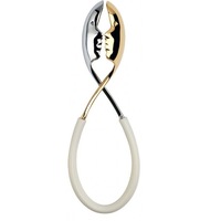 Bugatti Kiss Salad Tongs - White/Gold