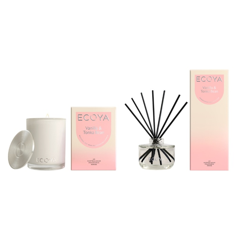 Buy Ecoya Vanilla & Tonka Bean Candle and Diffuser SetMARE2313 MyDeal