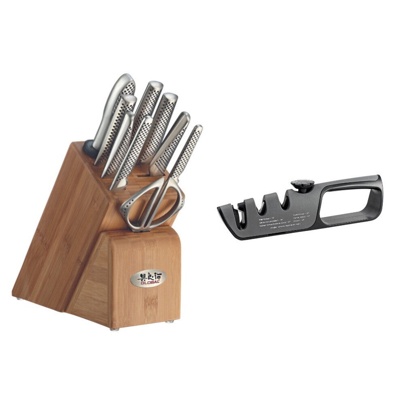 Buy Global Takashi 10 Piece Stainless Steel Japanese Knife Block Set