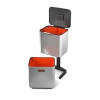 Joseph Joseph Totem Max 60L Waste Separation Bin - Steel