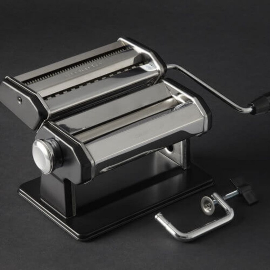 MasterPro Extra Wide Pasta Machine Stainless Steel/Black 25X25X18CM