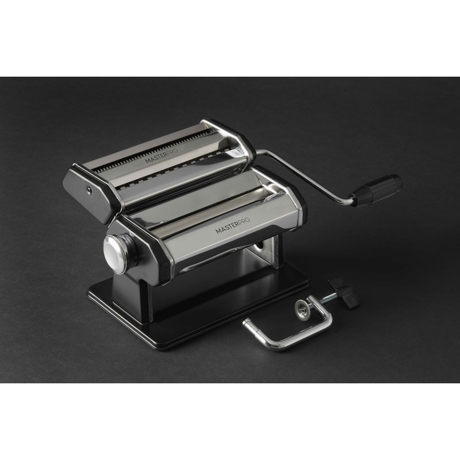 MasterPro Extra Wide Pasta Machine Stainless Steel/Black 25X25X18CM