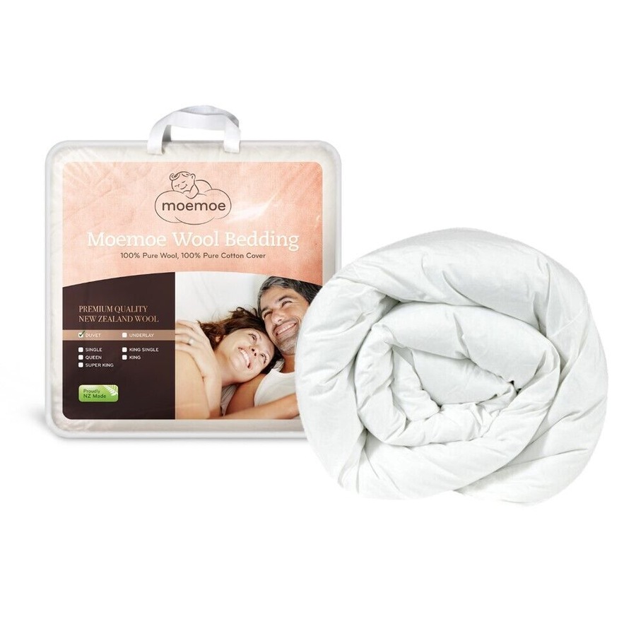 Moemoe 100% New Zealand Wool Duvet Inner - Warm Weight King
