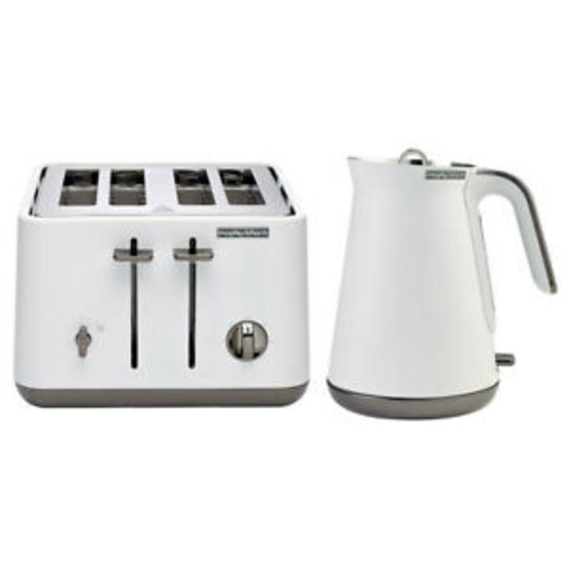 Buy Morphy Richards Aspect Black Chrome Kettle & Toaster Pack Lux