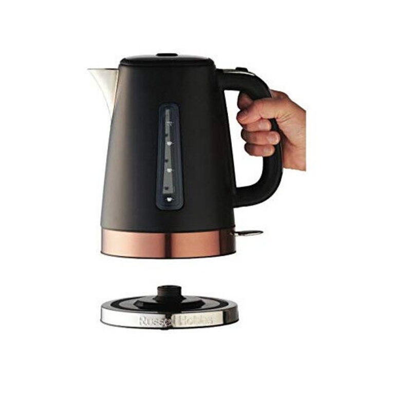 Buy Russell Hobbs Brooklyn 4 Slice Toaster Kettle Set Black/Copper