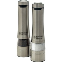 Russell Hobbs Electric Salt and Pepper Mills Grinders Battery Operated Set
