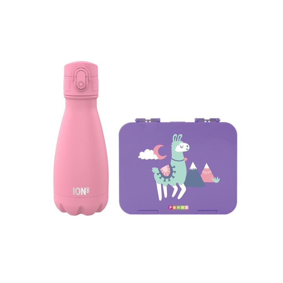Penny Scallan Mini Bento Box + Bonus ION8 Bottle - Loopy Llama